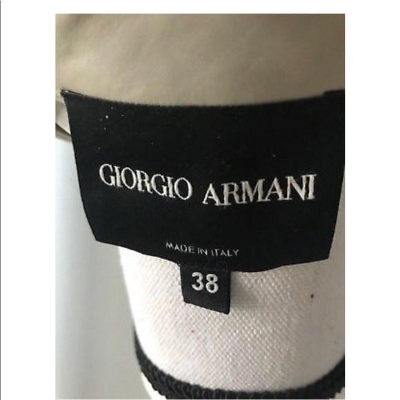 Giorgio Armani leather and silk moto jacket - Picture 6 of 7